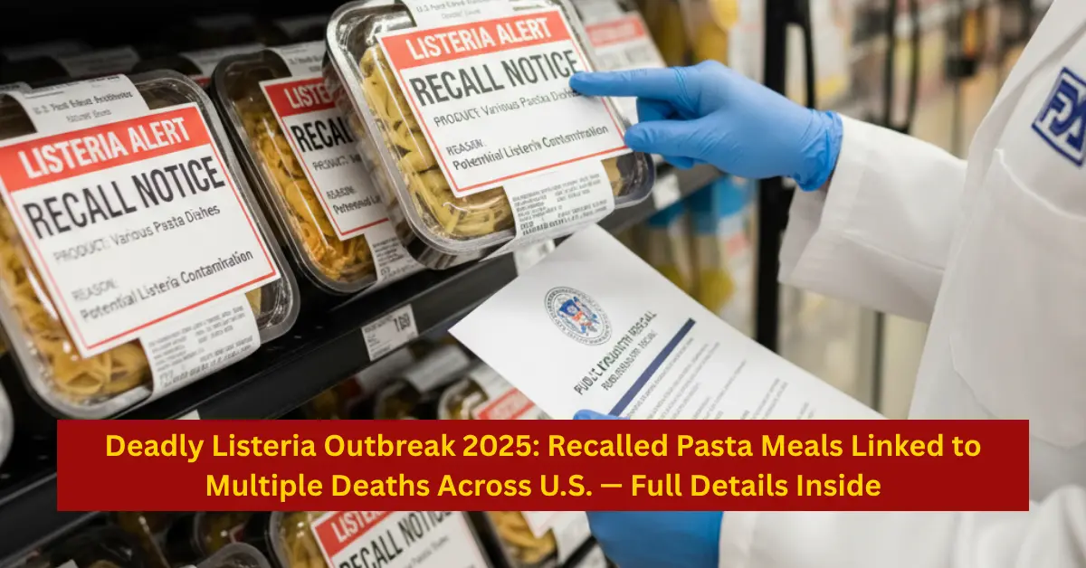 Deadly Listeria Outbreak 2025: Recalled Pasta Meals Linked to Multiple Deaths Across U.S. — Full Details Inside