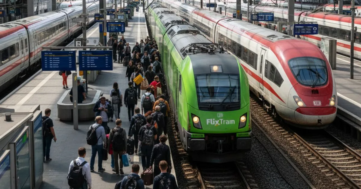 FlixTrain vs. ICE: Grüner Fernverkehr im Wandel