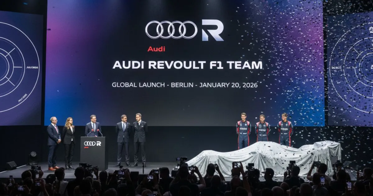 Audi Revolut F1 Team Reveals Official Name and Berlin Launch Date