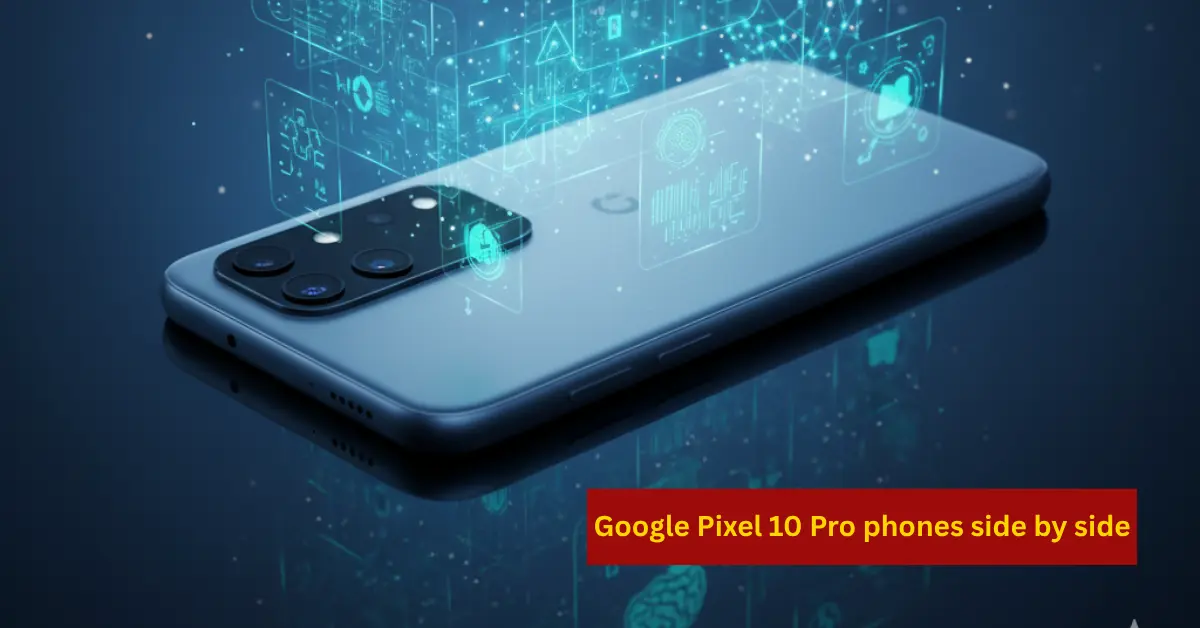 Google Pixel 10 Pro phones side by side