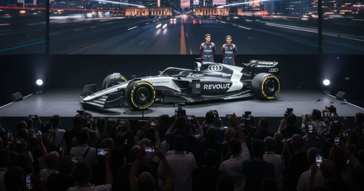 Audi Revolut F1 Team Reveals Name and Berlin Launch